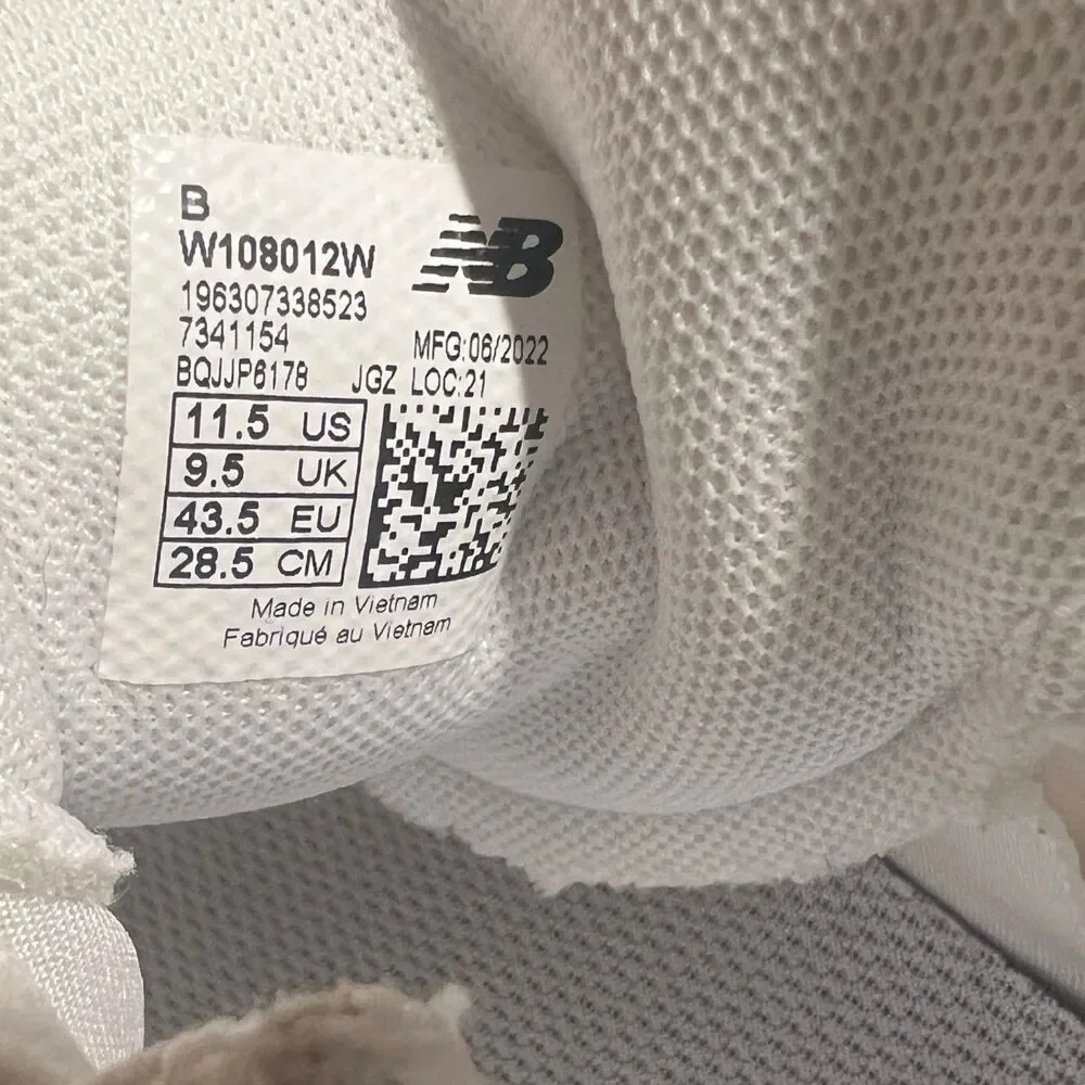 NEW BALANCE Shoes 11.5 White Fresh Foam X 1080v12 Running Arctic Fox W108012W - Picture 3 of 10